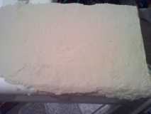 Paper mache clay spread