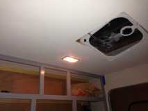 Ceiling light and fan