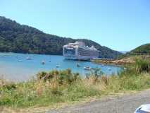Cruise ship at Picton