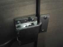 latch with striker plate