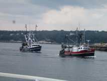 Gloucester Fishing Boats Returning