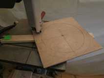 Bandsaw Circle Cutter Bodge