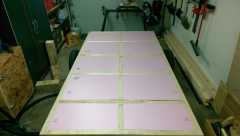 Pink foam all cut!