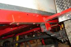angle on frame of harbor freight trailer.