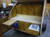 Galley showing cutting board and sink