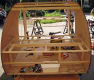 Countertop frame attached