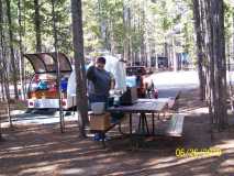 Campsite in Yellowstone
