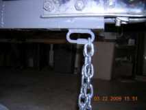 CLose-Up of Safety Chain Attachment