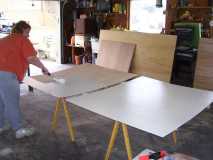 painting the celing pannels