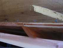 Nose closet liner installed - that's some serious bending for 1/8" plywood